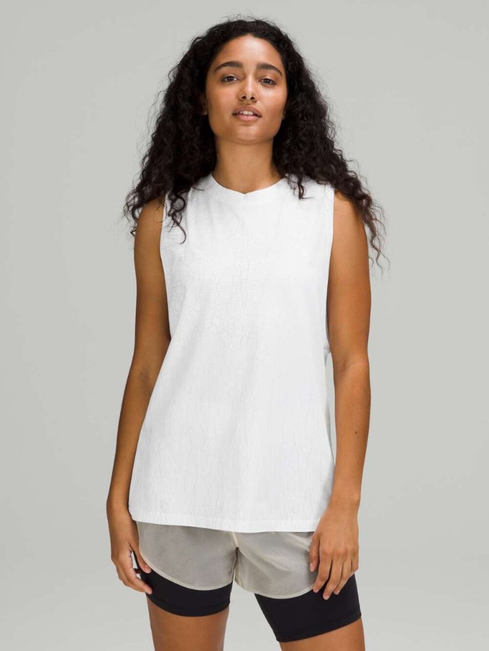 Lululemon Women's All Yours Tank Top - Thread Dye White